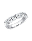 Brown & Co. Platinum Oval Diamond Half-Eternity Band