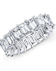 Brown & Co. Platinum Emerald Cut Diamond Eternity Band