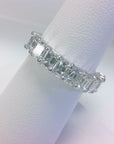 Brown & Co. Platinum Emerald Cut Diamond Band