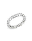 Brown & Co. Platinum Oval Diamond Eternity Band