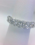 Brown & Co. Platinum Oval Diamond Band