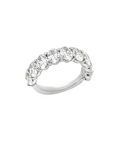 Brown & Co. Platinum Oval Diamond Band