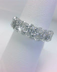 Brown & Co. Platinum Oval Diamond Band