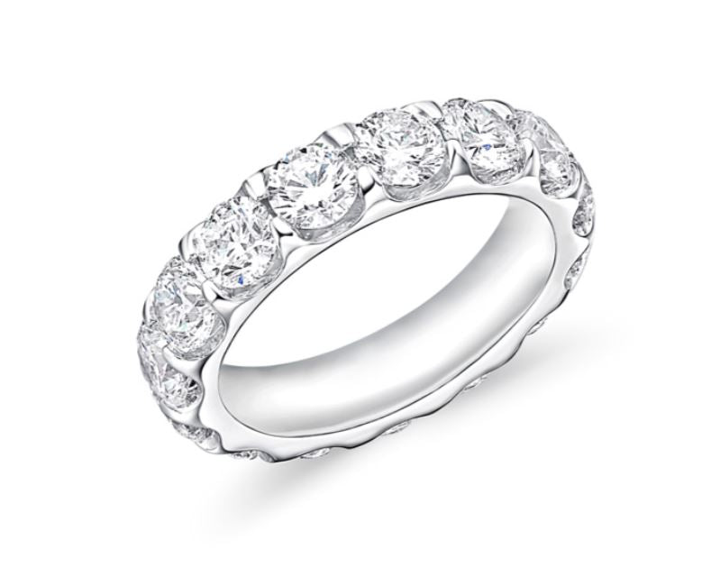 Memoire 18k White Gold Odessa Diamond Band