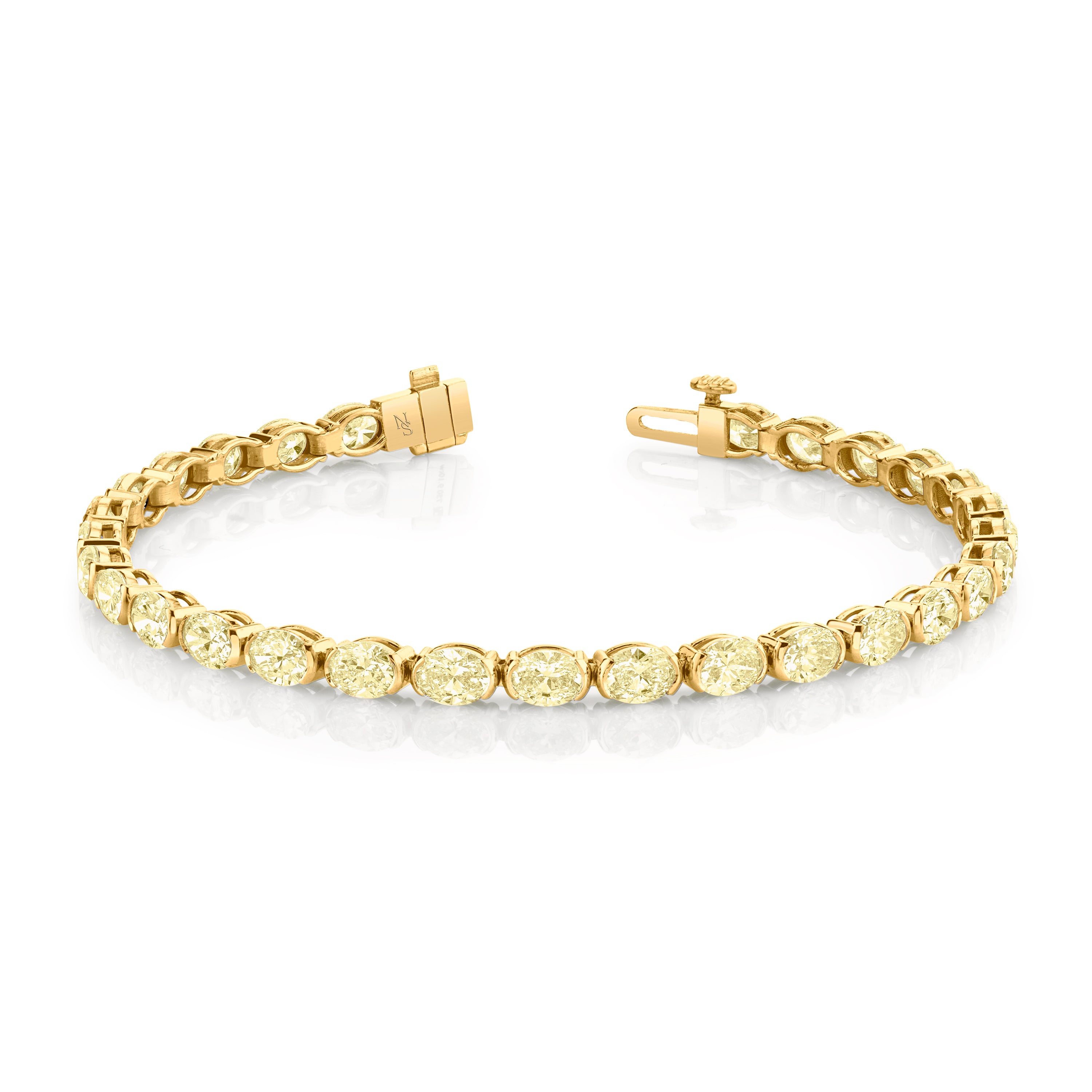 Norman Silverman 18k Yellow Gold Diamond Bracelet
