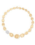 18k Yellow Gold Lunaria Diamond Necklace