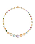 Marco Bicego 18k White Gold Colored Gemstone Necklace