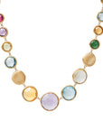 Marco Bicego 18k White Gold Colored Gemstone Necklace