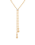 Marco Bicego 18k Yellow Gold Lariat Africa Diamond Necklace