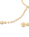 Marco Bicego 18k Yellow Gold Lariat Africa Diamond Necklace