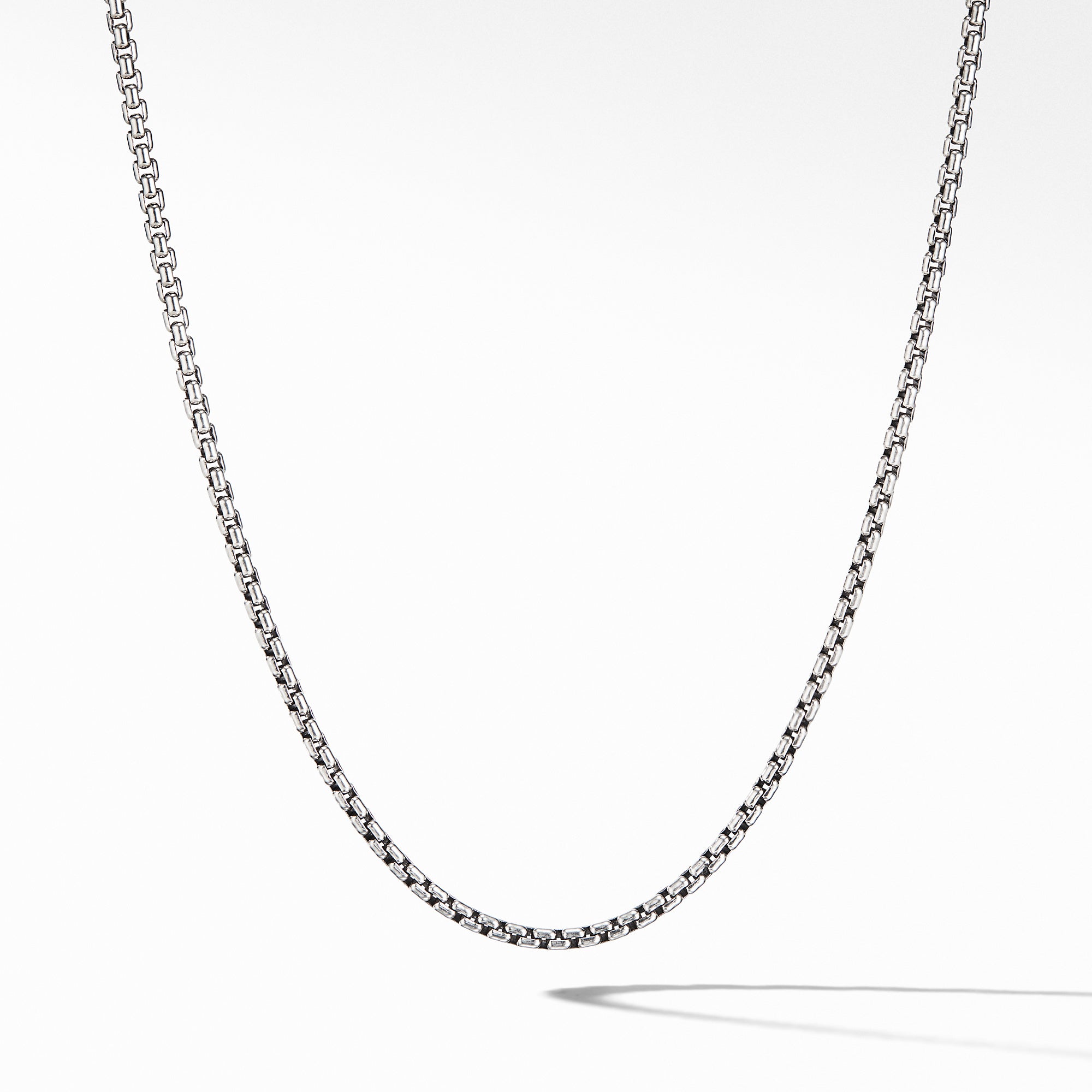 David Yurman Box Chain Necklace In Sterling Silver, 2.7mm