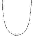 Box Chain Necklace In Sterling Silver, 1.7mm