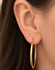 "The Perfect Hoop" Classic Medium Earrings, 35mm