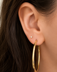 "The Perfect Hoop" Classic Large Earrings, 45mm