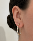 Diamond Hoop Earrings, 1.00ctw