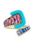 Emily P. Wheeler 18k Yellow Gold Multi-Stone Buckle Ring
