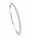 Brown & Co. 18k White Gold1.45ct Round Diamond Bangle