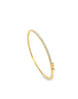 Brown & Co. 18k Yellow Gold 0.63ct Round Diamond Bangle