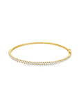 Brown & Co. 18k Yellow Gold 0.63ct Round Diamond Bangle