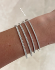 Brown & Co. 18K WHITE GOLD 0.35ct DIAMOND BANGLE