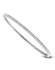 Brown & Co. 18K WHITE GOLD 0.35ct DIAMOND BANGLE