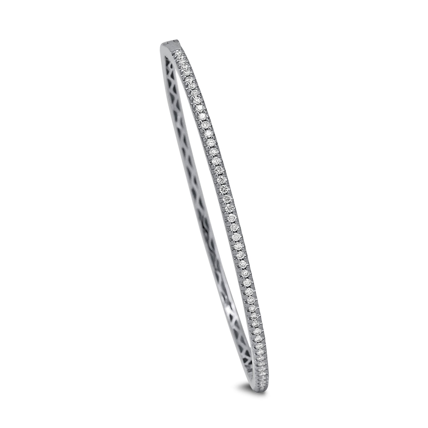 Brown & Co. 18k White Gold 0.63ct Diamond Bangle