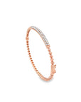 Brown & Co. 18k Rose Gold Pave Diamond Bangle
