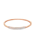 Brown & Co. 18k Rose Gold Pave Diamond Bangle