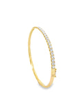 Brown & Co. 18k Yellow Gold 1.99ct Halfway Diamond Bangle