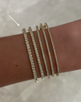Round Diamond Bangle, 1.99ctw
