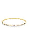 Brown & Co. 18k Yellow Gold 1.99ct Halfway Diamond Bangle