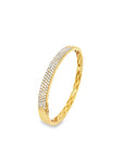 Brown & Co. 18k Yellow Gold Pavé Diamond Bangle