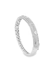 Brown & Co. 18k White Gold Diamond Pavé Bangle