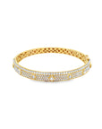 Brown & Co. 18k Yellow Gold Pavé Diamond Bangle