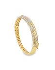Brown & Co. 18k Yellow Gold Pavé Diamond Bangle