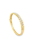 Brown & Co. 18k Yellow Gold Diamond Bangle