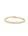 Brown & Co. 18k Yellow Gold 7.89ct Diamond Tennis Bracelet