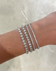 Brown & Co. 18K White Gold Diamond Tennis Bracelet
