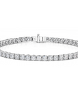 18k White Gold 5.77ctw Diamond Tennis Bracelet