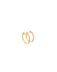 Brown & Co. 18k Yellow Gold 0.15ct Diamond Hoop Earrings