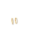 Brown & Co. 18k Yellow Gold 0.75ct Diamond Hoop Earrings