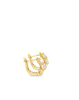 Brown & Co. 18k Yellow Gold 1.05ct Emerald Cut Diamond Earrings