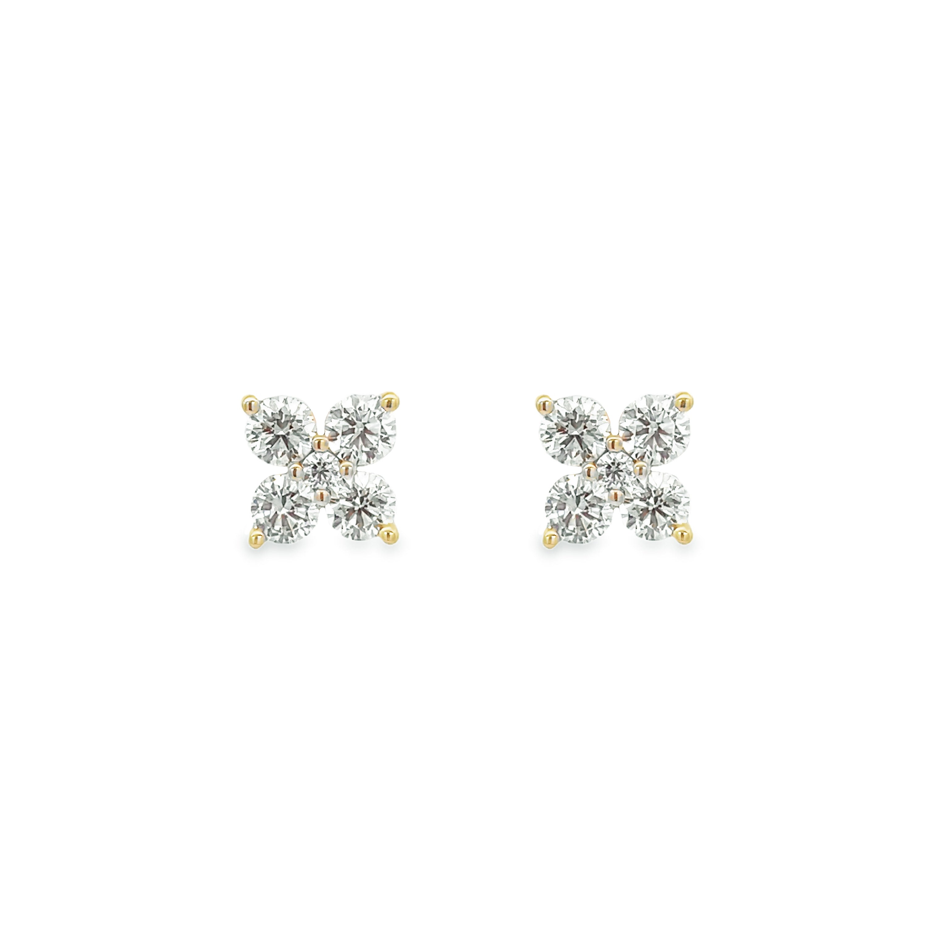 Brown & Co. 18k White Gold Diamond Earrings