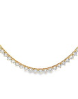 Norman Silverman 18k Yellow Gold Diamond Riviera Necklace
