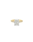 The Jewel 18K Yellow Gold Radiant Cut Engagement Ring