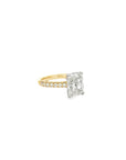 The Jewel 18K Yellow Gold Radiant Cut Engagement Ring