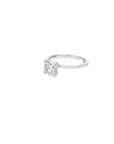 The 1974 18K White Gold Round Solitaire Engagement Ring