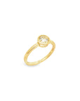Brown & Co. 18k Yellow Gold Diamond Bezel Ring