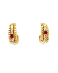 Estate 18k Yellow Gold Piaget Earrings
