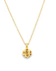 Estate 18k Yellow Gold Pasquale Bruni Puffy Heart Pendant Necklace